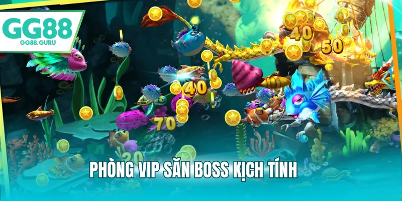 Bắn Cá H5 – Trò Chơi Giải Trí Sống Động, Dễ Trúng Thưởng 4 Phòng VIP săn boss kịch tính